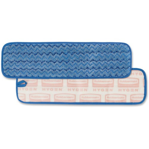 Rubbermaid Commercial RCPQ410BLCT Hygen 18" Microfiber Wet Pad