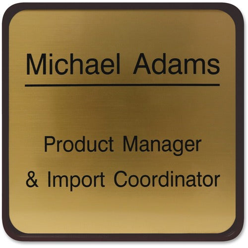 Xstamper XSTG63 Designer Framed Wall/Door Sign