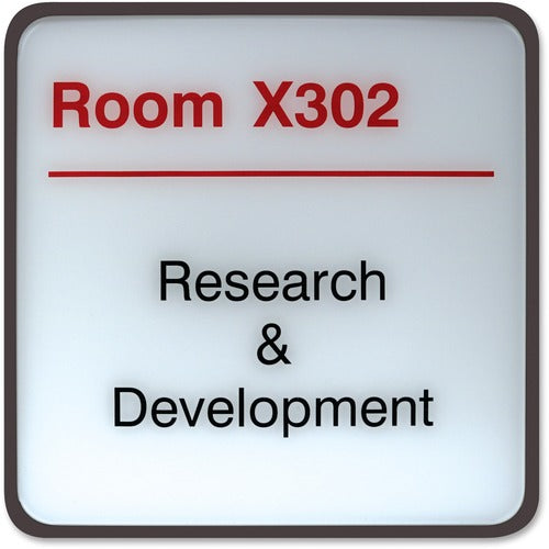 Xstamper XSTG73 Designer Framed Wall/Door Sign