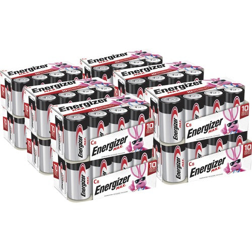 Energizer EVEE93FP8CT MAX Alkaline C Battery 8-Packs