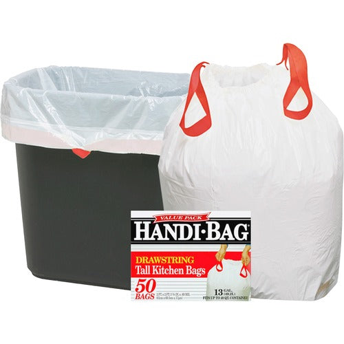 Berry WBIHAB6DK50NCT Handi-Bag Drawstring Tall Kitchen Bags