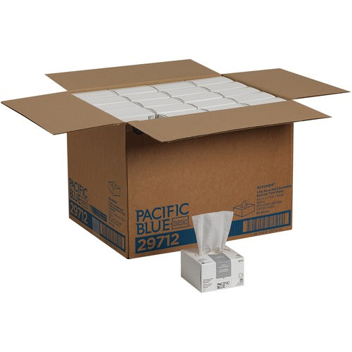 Pacific Blue Basic GPC29712CT AccuWipe Recycled Disposable Delicate Task Wipers