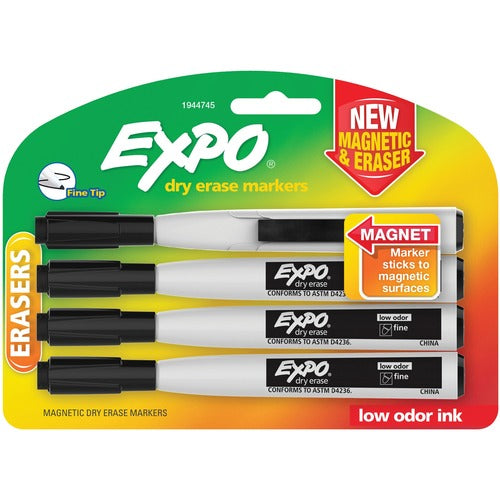 Expo SAN1944745 Eraser Cap Fine Magnetic Dry Erase Markers