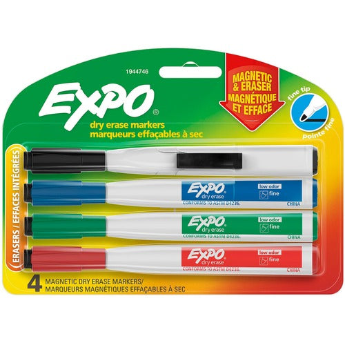 Expo SAN1944746 Eraser Cap Fine Magnetic Dry Erase Markers