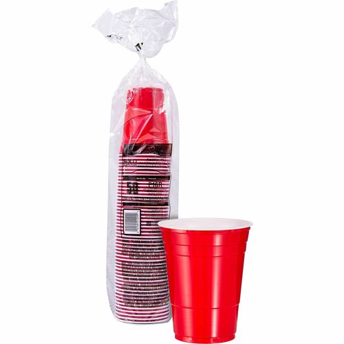 Solo SCCP16R 16 oz Plastic Cold Party Cups