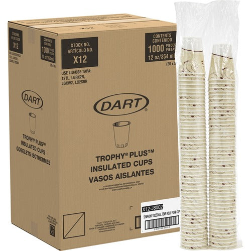 Solo SCCX12J8002PCT Trophy Plus 12 oz Symphony Insulated Hot/Cold Cups