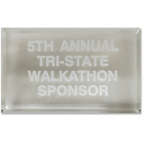 Xstamper XSTA81 Trinity Paperweight Acrylic Award