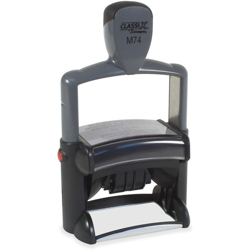 Xstamper XSTM74 ClassiX Self-inking Plastic Date Stamp