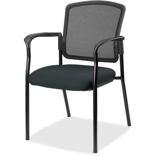 Lorell LLR23100076 Mesh Back Stackable Guest Chair