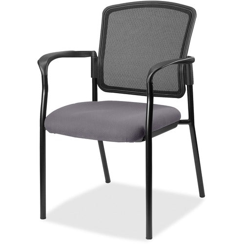 Lorell LLR23100101 Mesh Back Stackable Guest Chair