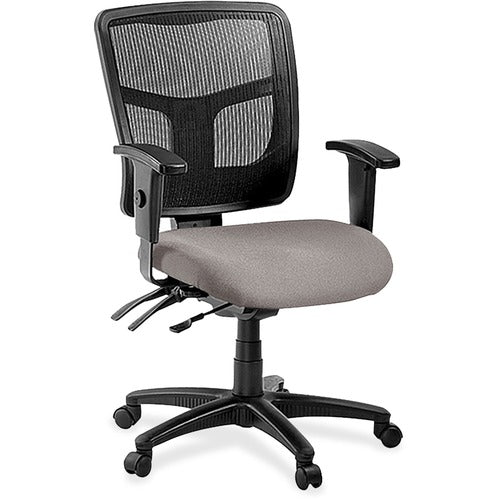Lorell LLR86201071 ErgoMesh Series Managerial Mesh Mid-Back Chair