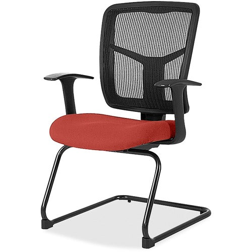 Lorell LLR86202075 ErgoMesh Series Mesh Back Guest Chair with Arms