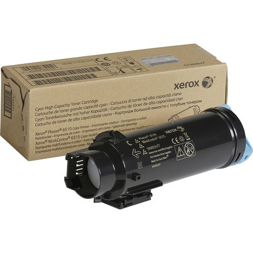 Xerox XER106R03477 Original High Yield Laser Toner Cartridge - Cyan - 1 Each