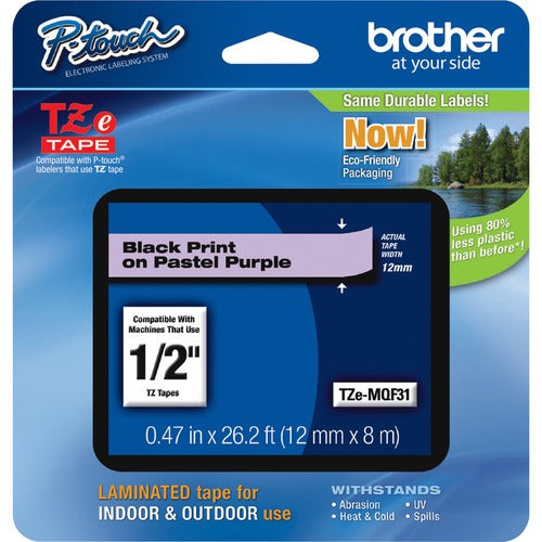 P-touch BRTTZEMQF31 TZe Laminated Tape