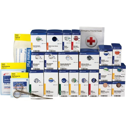 First Aid Only FAO90827 50-Person SmartCompliance First Aid Cabinet Refill