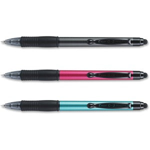 Pilot PIL34312 G2 Pen Stylus, Fine Pt, 3/Pk, Asst - Assorted