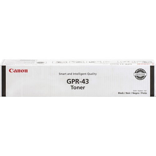 Canon CNMGPR43 GPR-43 Original Laser Toner Cartridge - Black - 1 Each