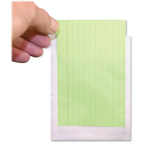 Ashley ASH10408 Library Pockets - Clear - 25 / Pack