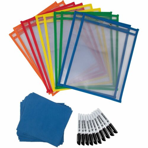 Charles Leonard LEO29130 Dry-erase Pocket Class Pack