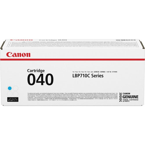 Canon CNMCRTDG040C Original Laser Toner Cartridge - Cyan - 1 Each