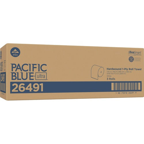 Pacific Blue Ultra GPC26491 High-Capacity Recycled Paper Towel Rolls