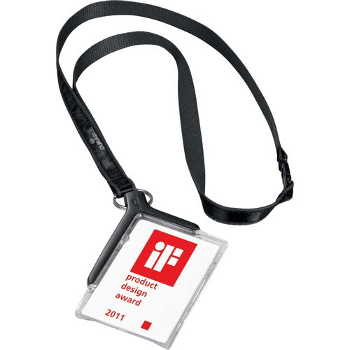 DURABLE DBL820758 Card Holder Deluxe with Lanyard