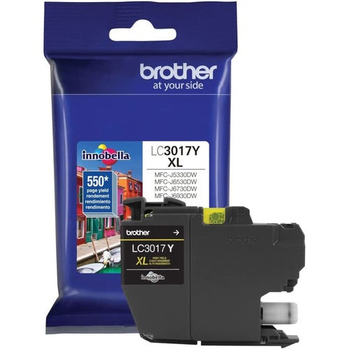 Brother BRTLC3017Y Innobella LC3017Y Original High Yield Inkjet Ink Cartridge - Yellow - 1 Each