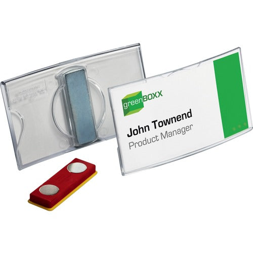 DURABLE DBL812319 Delux Convex Name Badge Holder