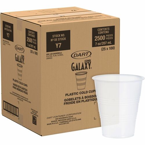 Solo SCCY7 Galaxy 7 oz Plastic Cold Cups