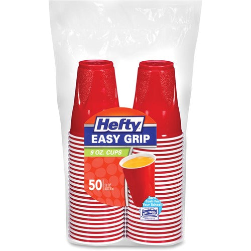 Hefty RFPC20950 9 oz Easy Grip Disposable Party Cups