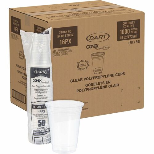 Solo SCC16PX Conex 16 oz ClearPro Cold Cups