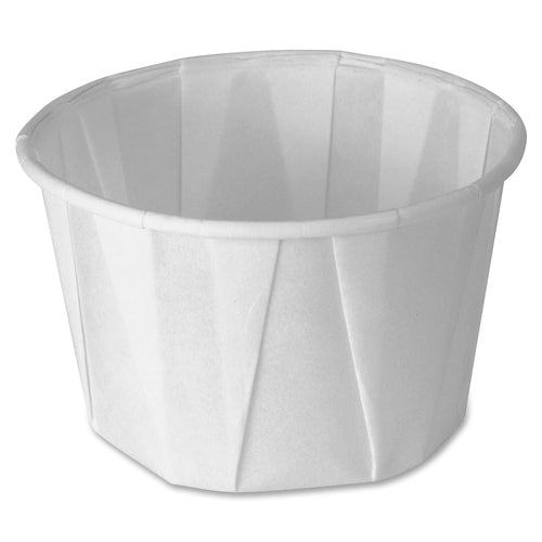 Solo SCC2002050 2 oz Squat Treated Paper Souffle Portion Cups