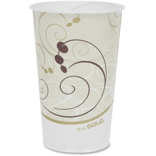 Solo SCCRW16J8000 16 oz Symphony Waxed Paper Cold Cups