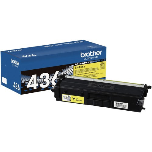 Brother BRTTN436Y TN436Y Original Laser Toner Cartridge - Yellow - 1 Each