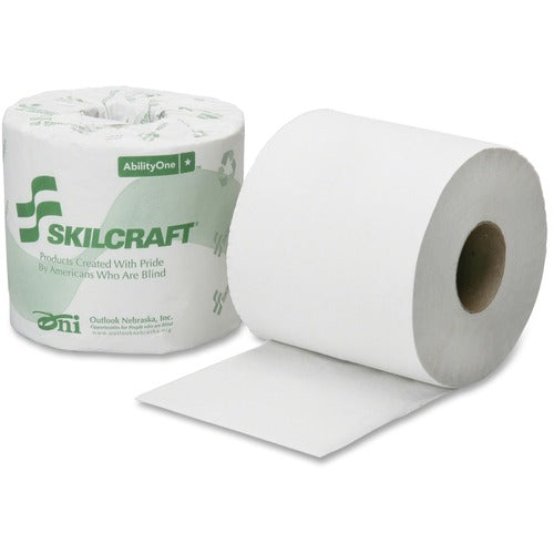SKILCRAFT® NSN6308729 SKILCRAFT 2-ply PCF Individual Toilet Tissue Rolls