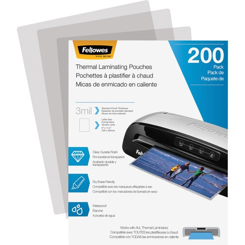 Fellowes FEL5743401 Letter-Size Thermal Laminating Pouches