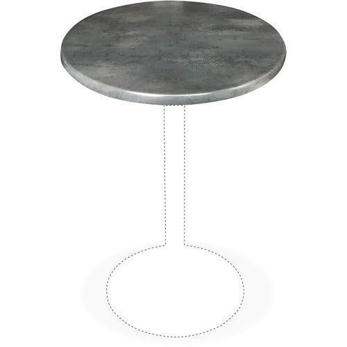 Holland Bar Stools HBCOD30RBLKSTL Utility Table Top
