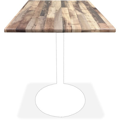 Holland Bar Stools HBCOD30SRUSTIC Utility Table Top