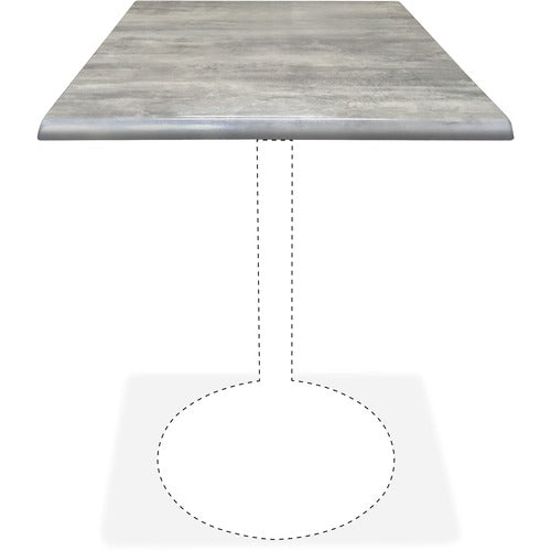 Holland Bar Stools HBCOD30SGRYSTN Utility Table Top