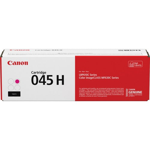 Canon CNMCRTDG045HM 045H Original High Yield Laser Toner Cartridge - Magenta - 1 Each