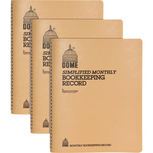 Dome DOM612BD Bookkeeping Record Book