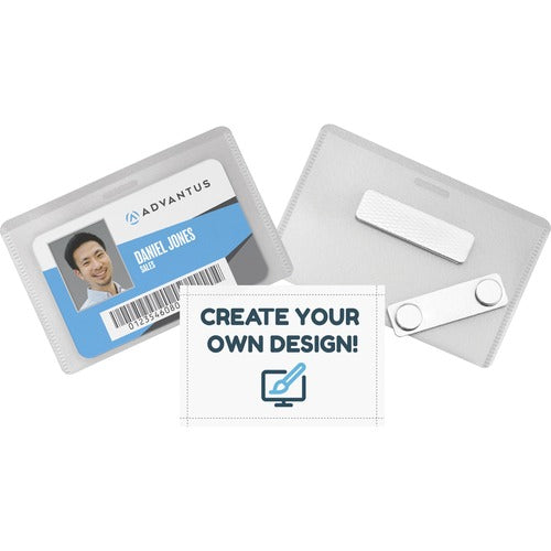 Advantus AVT97033 DIY Magnetic Name Badge Kit