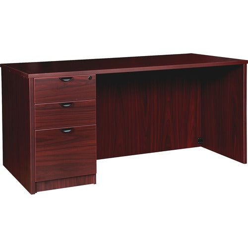 Lorell LLRPD3060LSPMY Prominence 2.0 Left-Pedestal Desk