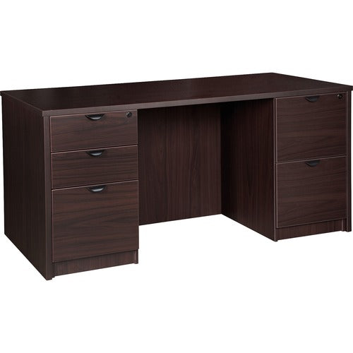 Lorell LLRPD3066DPES Prominence 2.0 Double-Pedestal Desk