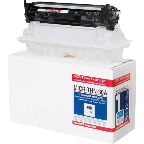 microMICR MCMMICRTHN30A MICR Standard Yield Laser Toner Cartridge CF230A - Black - 1 Each