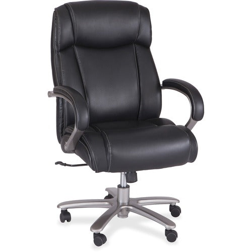 Safco SAF3502BL Big & Tall Leather High-Back Task Chair