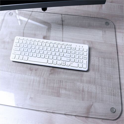 Floortex FLRFCDE1924G Desktex® Glaciermat Glass Desk Pad - 19" x 24"