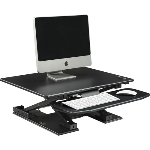 Lorell LLR99552 Electric Desk Riser with Keyboard Tray