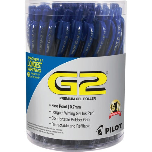 G2 PIL84066 Retractable Gel Ink Pens with Blue Ink