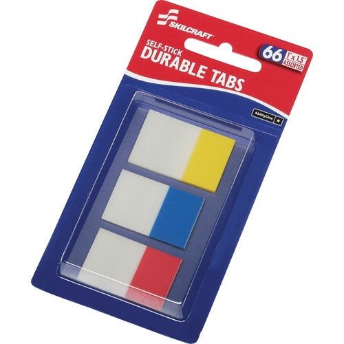 SKILCRAFT® NSN6614493 Self-stick Durable Tabs